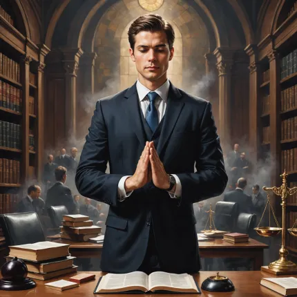 Молитвы за успех в юриспруденции: духовная поддержка на пути к вершинам права
