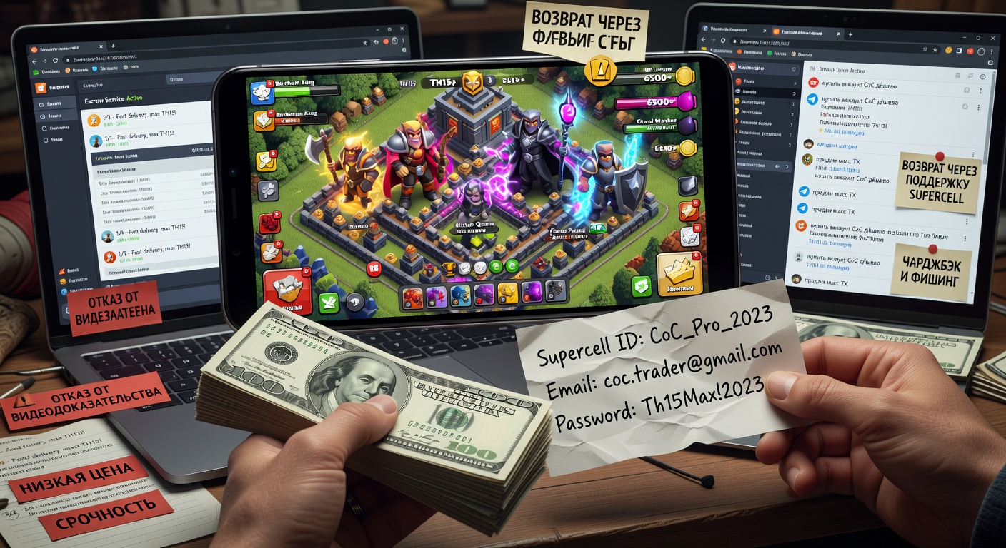 Купить аккаунт Clash of Clans: безопасные способы покупки и продажи