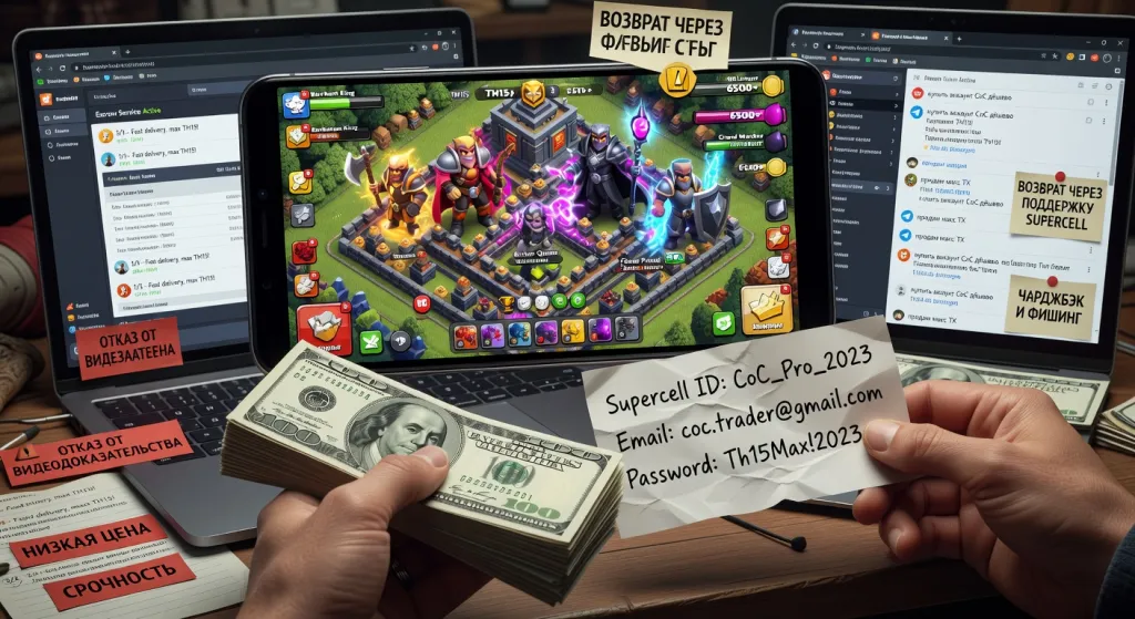 Купить аккаунт Clash of Clans: безопасные способы покупки и продажи